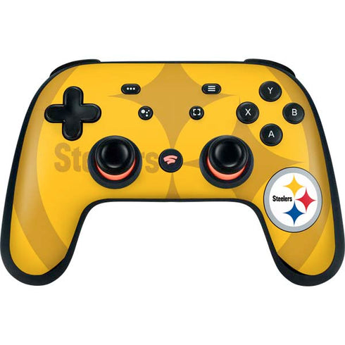 NFL Pittsburgh Steelers Double Vision Google Stadia Controller Skin